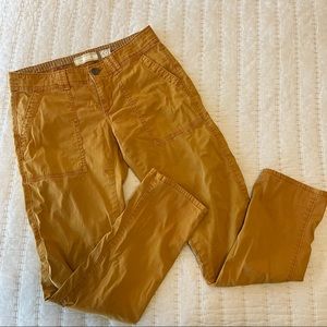 HEI Anthropologie pants mustard/golden yellow. Size 26. EUC